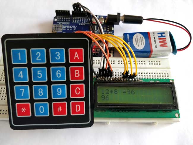 Arduino-Calculator-using-4x4-Keypad