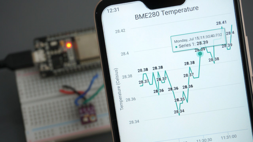 ESP32-ESP8266-Plot-Data-Chart-Web-Server-BME280-Temperautre-Arduino-IDE